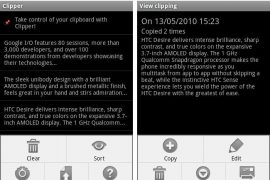 Clipper Android App Saves All You Copy for Editing and Saving Later