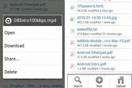Dropbox for Android: Sync your Files with PC or Share with Friends