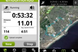 Endomondo Android App: Track Down Everything about all your Outings