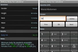 Get on Par With US Army Standards, Thanks to Military Body Fat Calculator Android App!