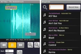 Create own ringtones with Ringdroid’s easy to use graphical interface