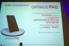 Rumors Surface of 8.9 inch LG Optimus Pad, Slated for Launch in Early 2011 [Android Tablet]