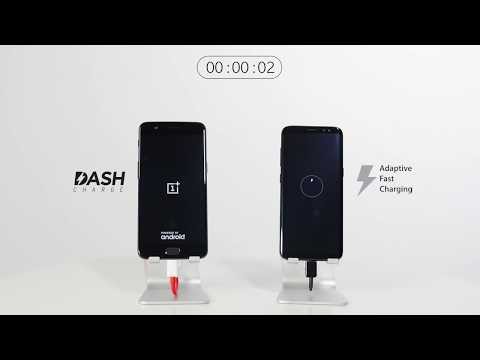 OnePlus 5 vs. Samsung Galaxy S8 - How Fast is Dash Charge?