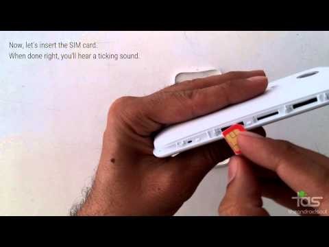 How to open Moto E band and insert a SIM card and microSD card