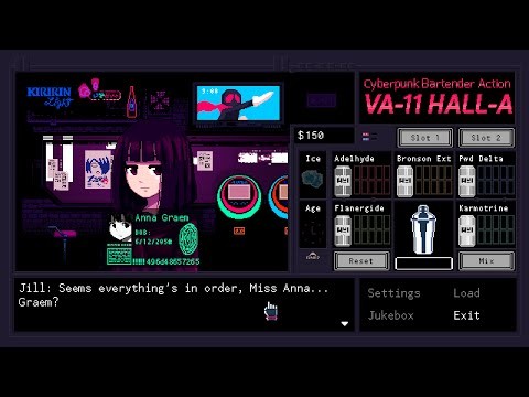Cyberpunk Bartender Action: VA-11 Hall-A Final Trailer
