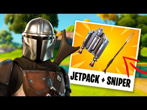 Fortnite - How To Get "AMBAN SNIPER & JETPACK" MANDALORIAN MYTHIC Weapon Location! (TUTORIAL) S5