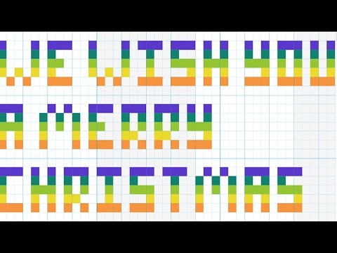 We Wish You a Merry Christmas in Chrome Music Lab / Song Maker