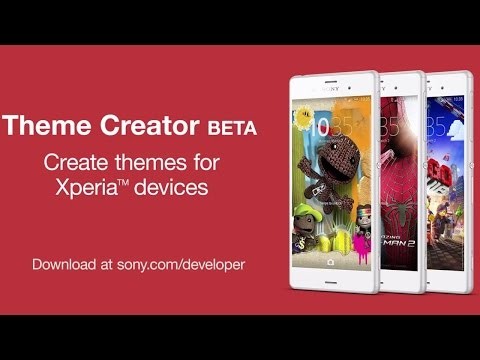 Create themes for Xperia devices with Theme Creator BETA