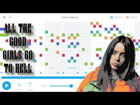 Billie Eilish - All The Good Girls Go To Hell but played on Chrome Music Lab...