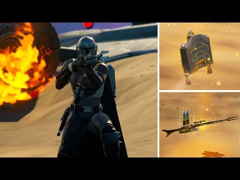 NEW Fortnite Mandalorian Boss & Mythic Weapons Location Guide Chapter 2 Season 5