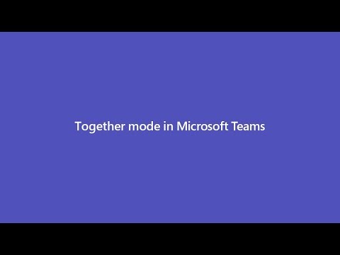 Together mode in Microsoft Teams