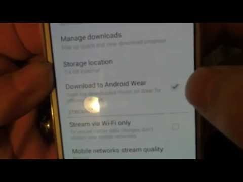 Android Wear music downloading