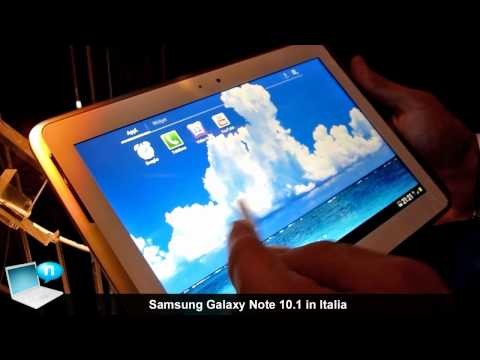 Samsung Galaxy Note 10.1 in Italia