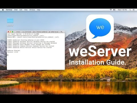 weMessage Installation - How to Get iMessage on Android