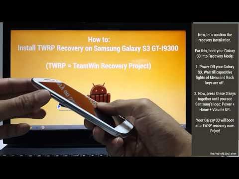 How to Install TWRP Recovery on Samsung Galaxy S3 using Odin