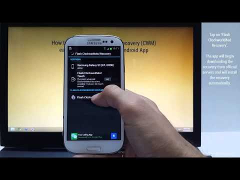 Install CWM Recovery on Galaxy S3 using ROM Manager Android App