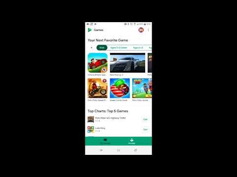 Arcade section in Google Play Games 5.5.72