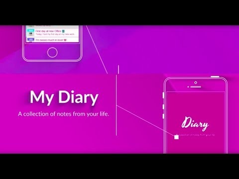 My Diary - A personal journal with password lock