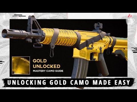 Black Ops Cold War: The SECRETS To UNLOCKING GOLD Camo Made EASY (Mastery Camo Guide)