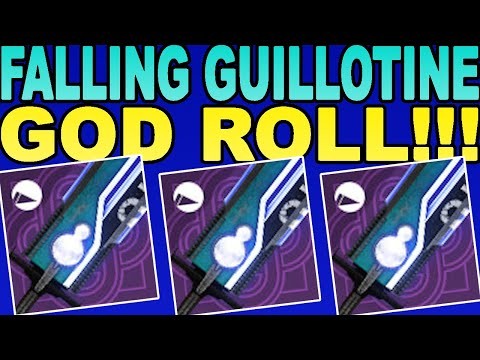 HOW TO GET FALLING GUILLOTINE & FALLING GUILLOTINE GOD ROLL-Destiny 2