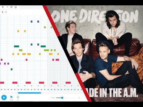 One Direction "Drag Me Down" cover on Chrome Music Lab