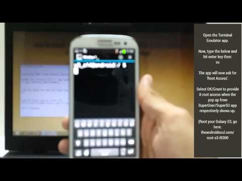 Galaxy S3 TWRP Recovery Installation using a Terminal Emulator app!