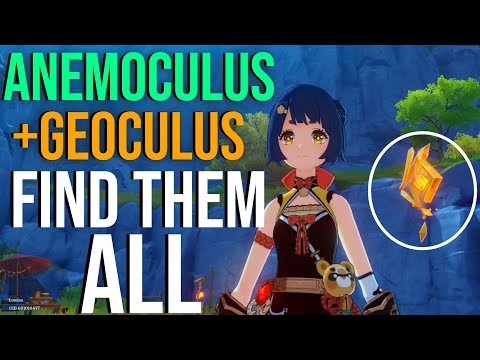Genshin Impact How to Find ALL Anemoculus / Geoculus Locations