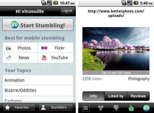 StumbleUpon Free App
