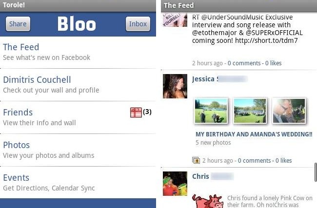 Bloo Facebook
