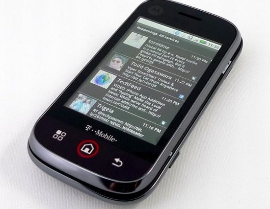 Motorola Cliq Android 2.1 Update