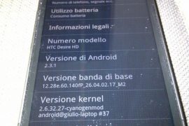 HTC Desire HD Spotted Running Android 2.3 With Cyanogenmod Kernel