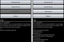 SGS Kernel Flasher Android App: For Easy Flashing / Back up of Kernels on Galaxy S
