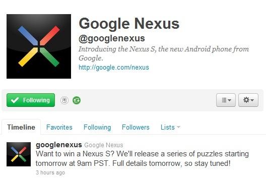 Win Free Google Nexus S Offer