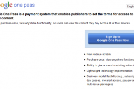 One Pass by Google Launched!