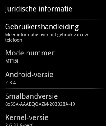Update for Xperia Neo