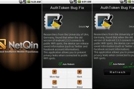 Secure your login info when connecting to public Wi-Fi hotspots using ‘Bug Fix – AuthoToken ‘ Android app