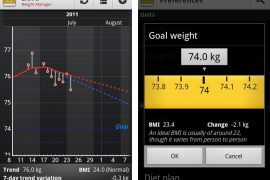 Being in Shape with Libra Weight Manager Android App