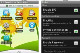 Private SMS & Call Android App: Hide Specific Numbers in Your Call and SMS Logs and Conversation too