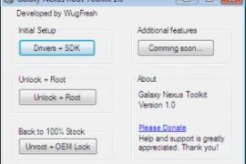 Root and Unroot (and Unlock and Relock Bootloader of) Galaxy Nexus with this Root Toolkit by WugFresh