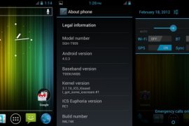 Android 4.0 AOKP ROM for Samsung Vibrant — ICS Euphoria RC1