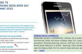 Samsung to Launch Galaxy Note 10.1 at MWC?