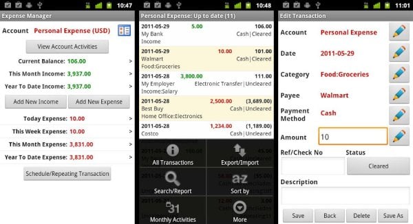 Expense Manager App