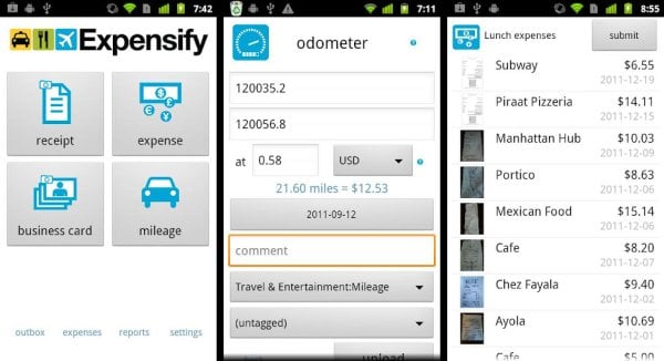 Expensify Expense Manager