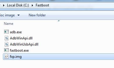 Fastboot Folder Arc