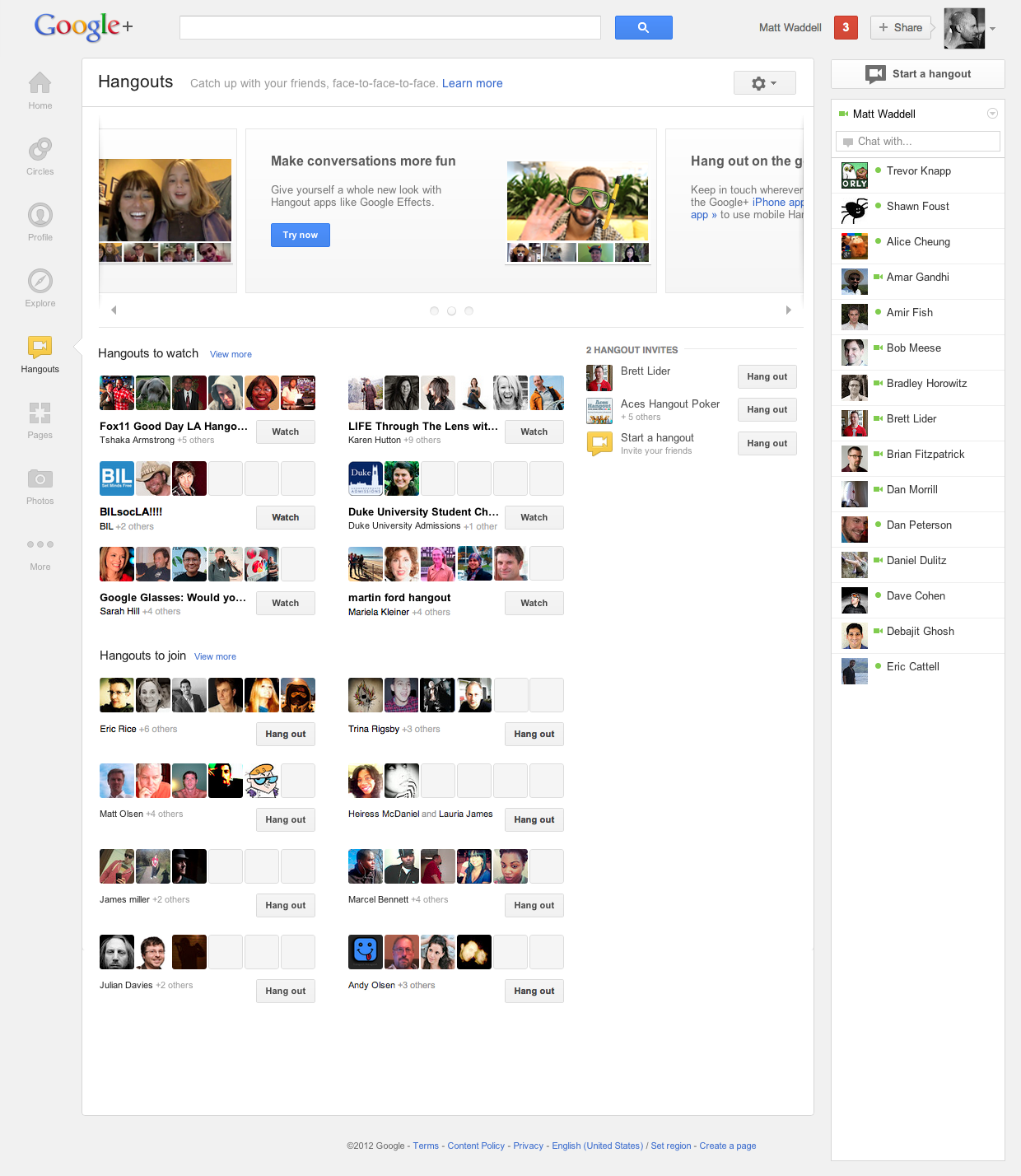 Google Plus New Features