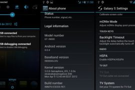 Android 4.0.4 ICS for Galaxy S i9000