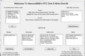 HTC One S Toolkit — Helps You Fix One S and Apply Hacks for Noobs