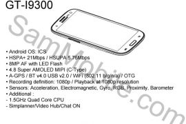 Official Galaxy S3 Leaked Via a Service Manual of i9300?