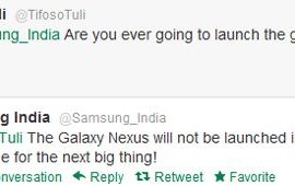 Galaxy Nexus Not Coming to India, Samsung says to wait for the next big thing!