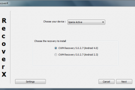 RecoverX: Install CWM ClockworkMod Recovery on Your Xperia Device Pretty Easily!